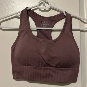 Purple sports bra - small